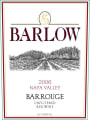 Barlow Barrouge Red 2006 Front Label