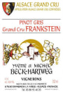 Cave de Florian Beck-Hartweg Alsace Frankstein Grand Cru Pinot Gris 2008 Front Label