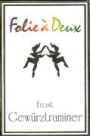 Folie a Deux Monterey Frost Wine Gewurztraminer half-bottle 1997 Front Label