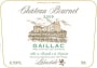 Cave de Labastide de Levis Chateau Bournet Blanc 2009 Front Label