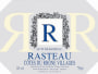 Cave de Rasteau Cotes du Rhone Villages le R 2009 Front Label