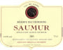 Cave de Saumur Saumur Rouge Reserve des Vignerons 2005 Front Label