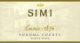 Simi Cuvee 1876 White Wine 2014 Front Label
