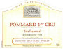 Domaine Jean-Marc et Thomas Bouley Pommard Les Fremiers Premier Cru 2007 Front Label