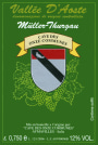 Cave des Onze Communes Vallee d'Aoste Muller-Thurgau 2008 Front Label