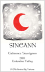 Sineann Columbia Valley Cabernet Sauvignon 2011 Front Label