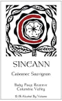 Sineann Baby Poux Reserve Cabernet Sauvignon 2014 Front Label