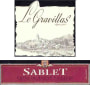 Cave des Vignerons du Gravillas Cotes du Rhone Villages Sablet Le Gravillas 2009 Front Label