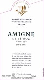 Cave Du Vieux-Moulin Amigne de Vetroz Grand Cru 2015 Front Label