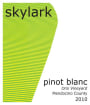 Skylark Orsi Vineyard Pinot Blanc 2010 Front Label