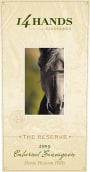 14 Hands The Reserve Cabernet Sauvignon 2009 Front Label
