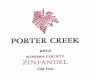 Porter Creek Sonoma County Old Vine Zinfandel 2010 Front Label