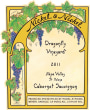Nickel & Nickel Dragonfly Vineyard Cabernet Sauvignon 2011  Front Label