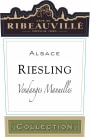 Cave de Ribeauville Collection Riesling 2015 Front Label