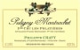 Domaine Phillipe Chavy Puligny-Montrachet Les Folatieres Premier Cru 2011 Front Label