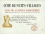 Laboure Roi Cotes de Nuits Clos Belle Marguerite Dom Sirugue 1997 Front Label