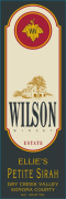 Wilson Winery Ellie's Petite Sirah 2013 Front Label