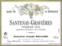 Domaine Roger Belland Santenay-Gravieres Premier Cru 2010 Front Label