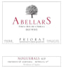 Celler Noguerals Abellars 2010 Front Label