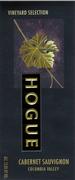 Hogue Vineyard Selection Cabernet Sauvignon 1998 Front Label