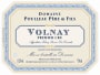 Domaine Poulleau Volnay Premier Cru 2013 Front Label