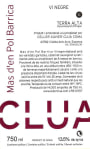 Celler Xavier Clua Terra Alta Mas d'en Pol Barrica Negre 2013 Front Label