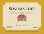 Sonoma-Loeb Sonoma Coast Pinot Noir 2012 Front Label