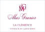 Cellier du Mas Montel - Granier Coteaux du Languedoc La Clemence 2012 Front Label