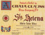 Achaia Clauss St. Helena Front Label