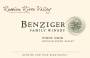 Benziger Russian River Valley Pinot Noir 2014 Front Label