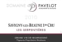 Domaine Pavelot Savigny-Les-Beaune Les Serpentieres Premier CRU 2010 Front Label
