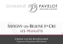 Domaine Pavelot Savigny-Les-Beaune Les Peuillets Premier CRU 2012 Front Label