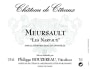 Philippe Bouzereau - Chateau de Citeaux Meursault Les Narvaux 2013 Front Label