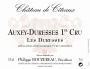 Philippe Bouzereau - Chateau de Citeaux Auxey-Duresses Les Duresses Premier Cru 2013 Front Label