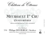 Philippe Bouzereau - Chateau de Citeaux Meursault Genevrieres Premier Cru 2015 Front Label