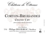 Philippe Bouzereau - Chateau de Citeaux Corton-Bressandes Grand Cru 2013 Front Label