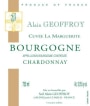 Domaine Geoffroy Chablis La Marguerite 2014 Front Label