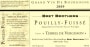 Domaine La Soufrandiere Pouilly-Fuisse Climat Terre de Vergisson 2009 Front Label