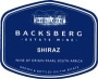 Backsberg Estate Shiraz 1998 Front Label