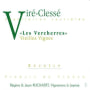 Maison Rijckaert Maconnais Vire-Clesse Les Vercherres Vieilles Vignes 2014 Front Label