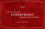 Spottswoode Lyndenhurst Cabernet Sauvignon 2011 Front Label