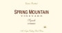 Spring Mountain Vineyard Co-Ferment Syrah 2005 Front Label