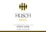 Husch Knoll Pinot Noir 2013 Front Label