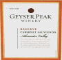 Geyser Peak Alexander Valley Reserve Cabernet Sauvignon 2006 Front Label