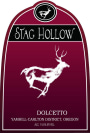 Stag Hollow Yamhill-Carlton District Dolcetto 2009 Front Label