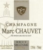Champagne Marc Chauvet Millesime Brut 2003 Front Label