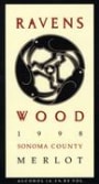Ravenswood Sonoma Merlot 1998 Front Label