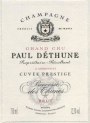 Champagne Paul Dethune Princesse des Thunes Cuvee Prestige Grand Cru 2006 Front Label