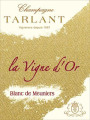 Champagne Tarlant Champagne La Vigne d'Or Blanc de Meuniers 2004 Front Label