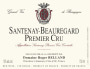 Domaine Roger Belland Santenay Beauregard Premier Cru 2013 Front Label